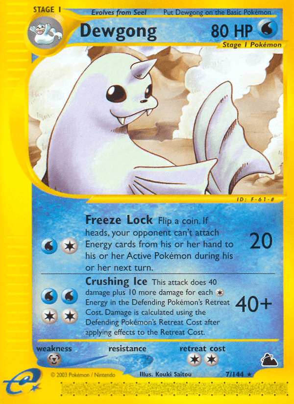 Dewgong 7/144 - Reverse Holo