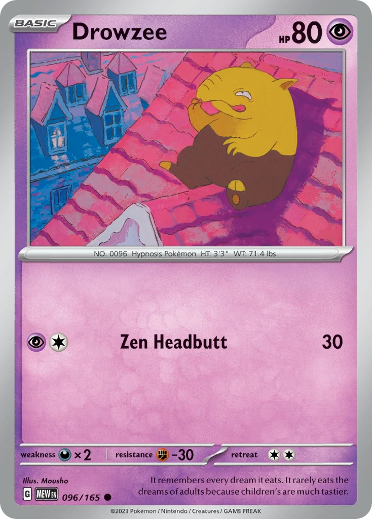 Drowzee 096/165