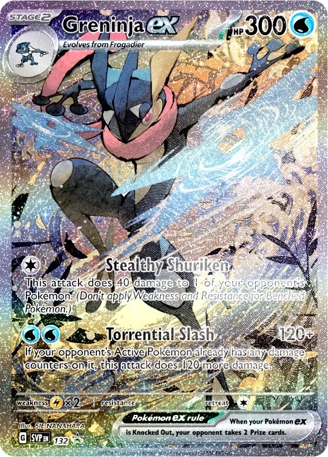ポケセン産 Greninja ex 132 Promo - SV Black Star Promo | Card House