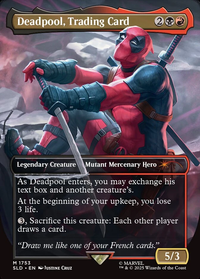 Deadpool,Trading Card 旧枠 party foil Deadpool, Trading Card (Foil) Satın Al - Deadpool, Trading Card (Foil)