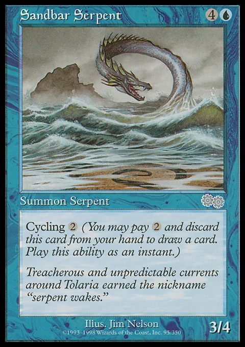 Urza's Saga: Sandbar Serpent