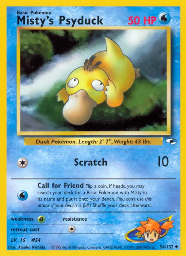 Misty's Psyduck 54/132