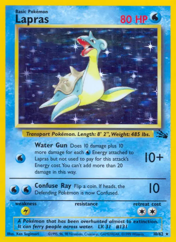 Lapras 10/62