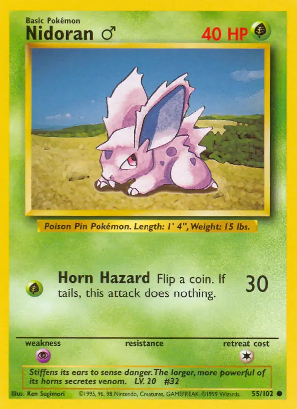Nidoran M 55/102