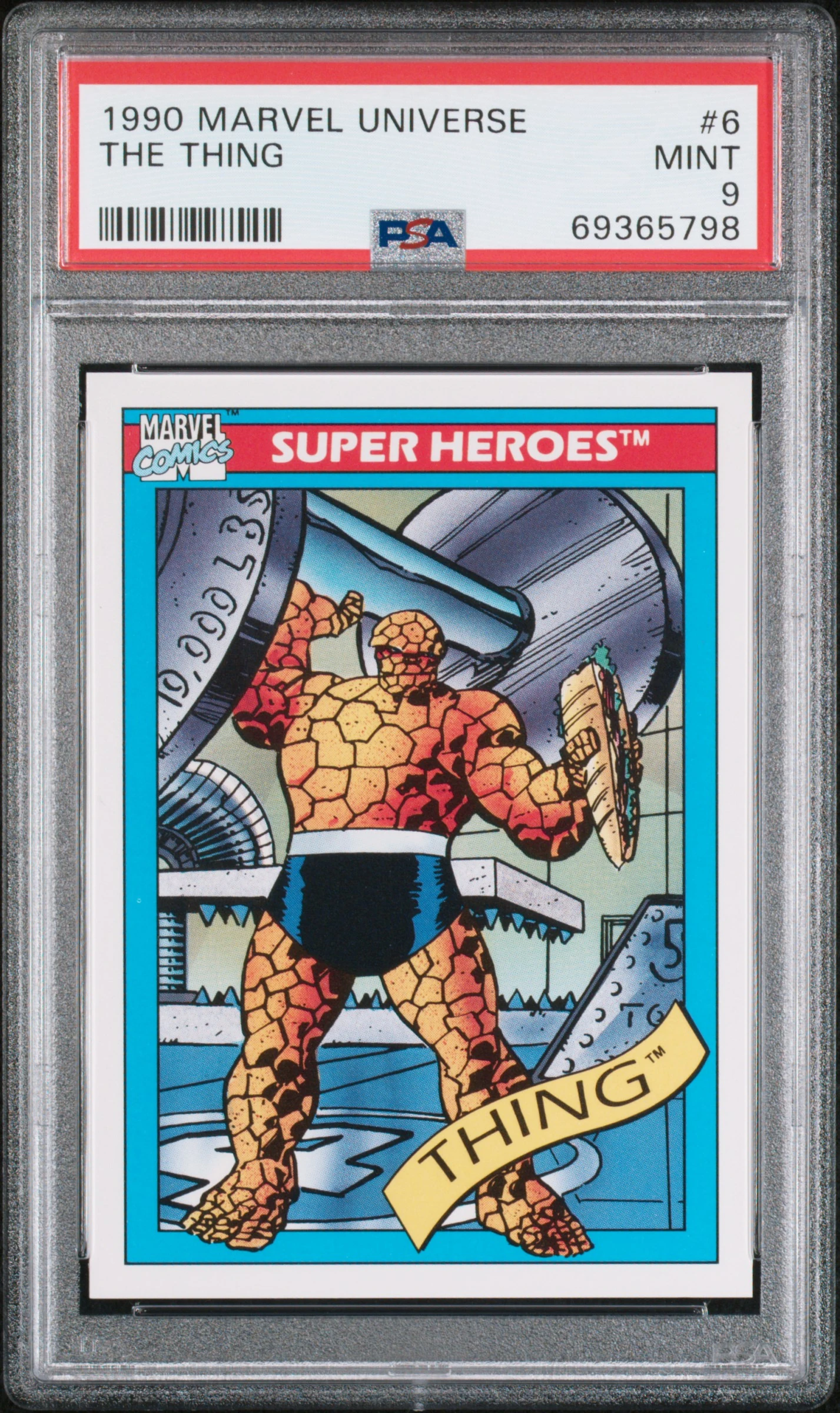 The Thing #6 - Marvel Universe - PSA 9