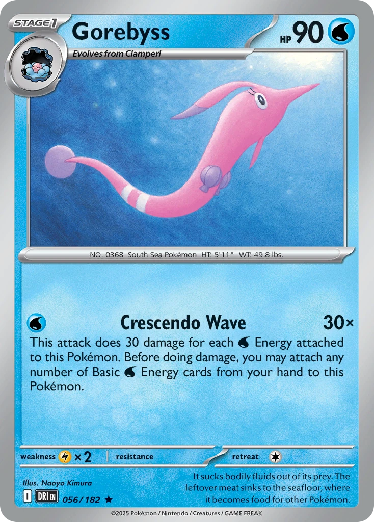 Gorebyss 056/182   - Reverse Holo