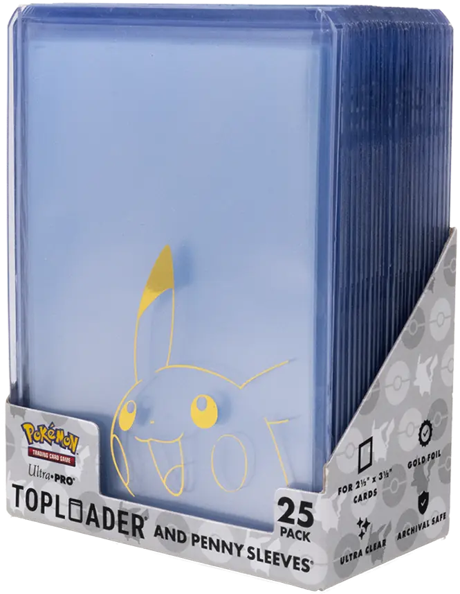 Pikachu Toploader and Penny Sleeves Combo Pack (25 Pack) ürün görseli