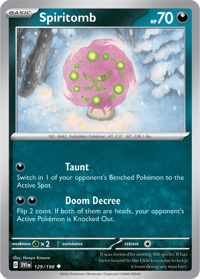 Spiritomb 129/198 - Reverse Holo