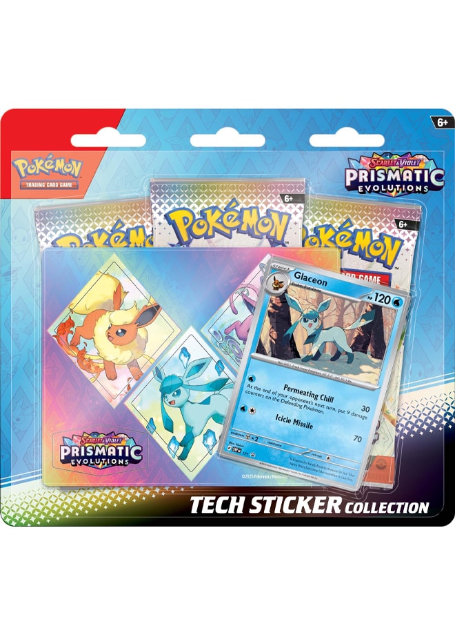 Prismatic Evolution Tech Sticker Collection (Glaceon)