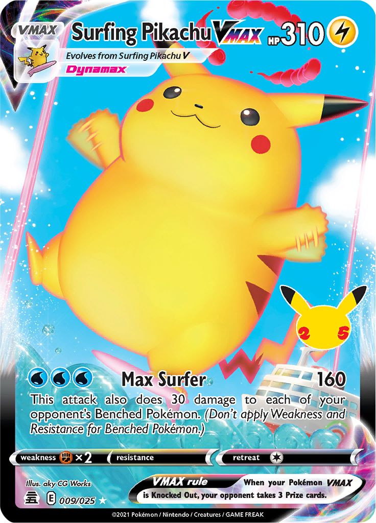 Surfing PikachuVMAX 009/025
