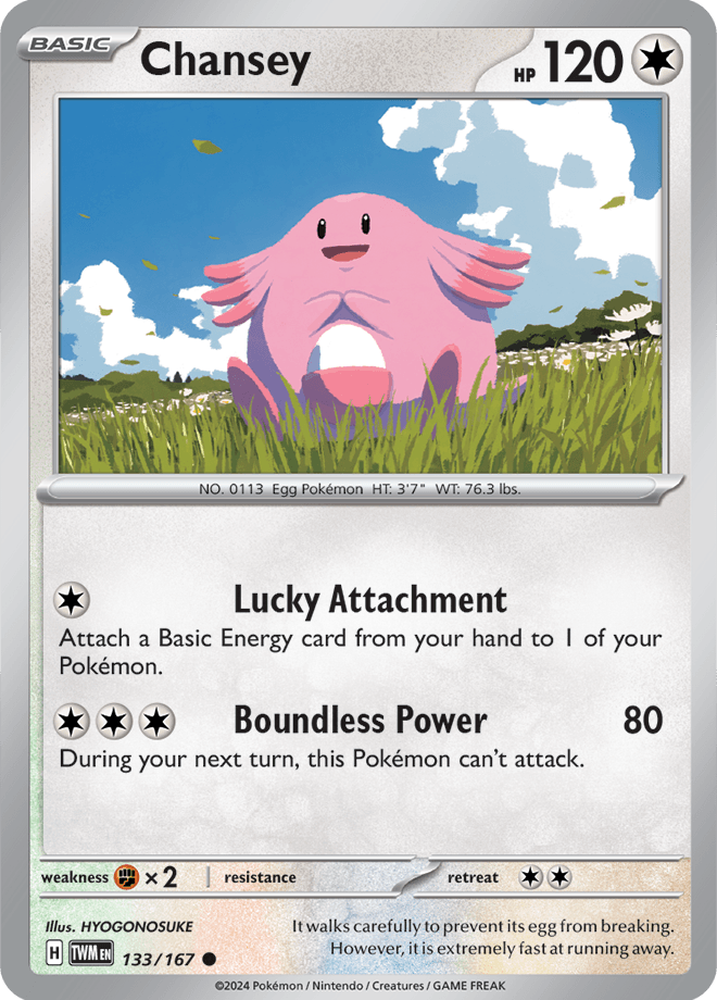 Chansey 133/167 - Reverse Holo
