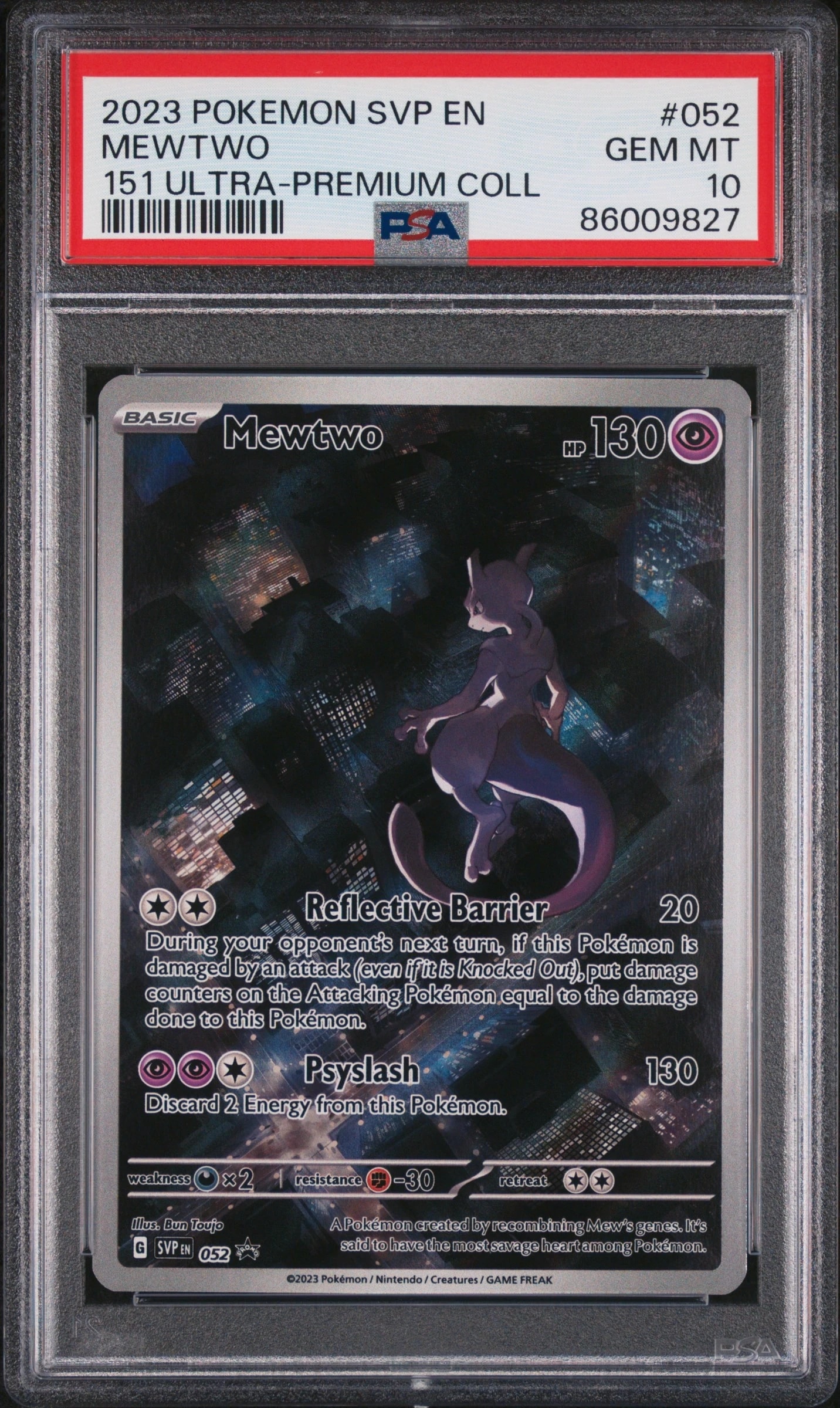 Mewtwo #052 - 151 UPC Promo - PSA 10 Satın Al - Mewtwo #052 - 151