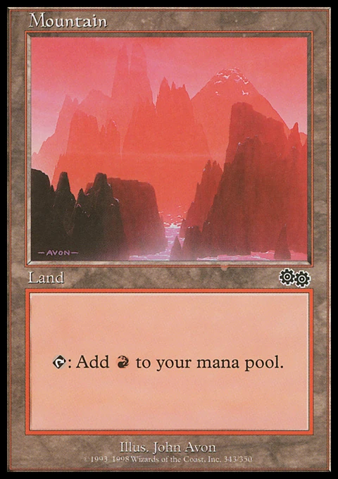 Urza's Saga: Mountain (343)