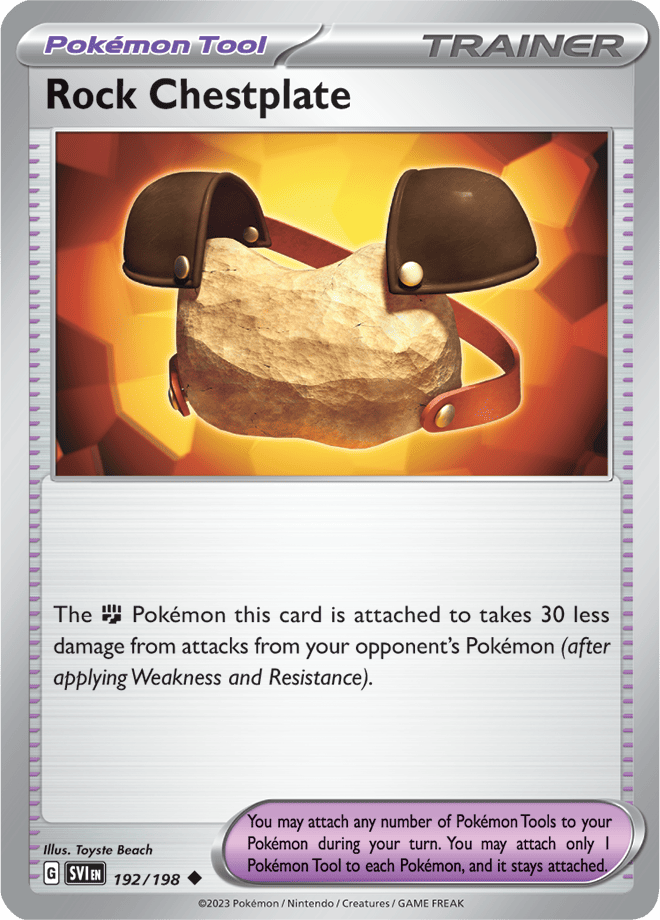Rock Chestplate 192/198 - Reverse Holo