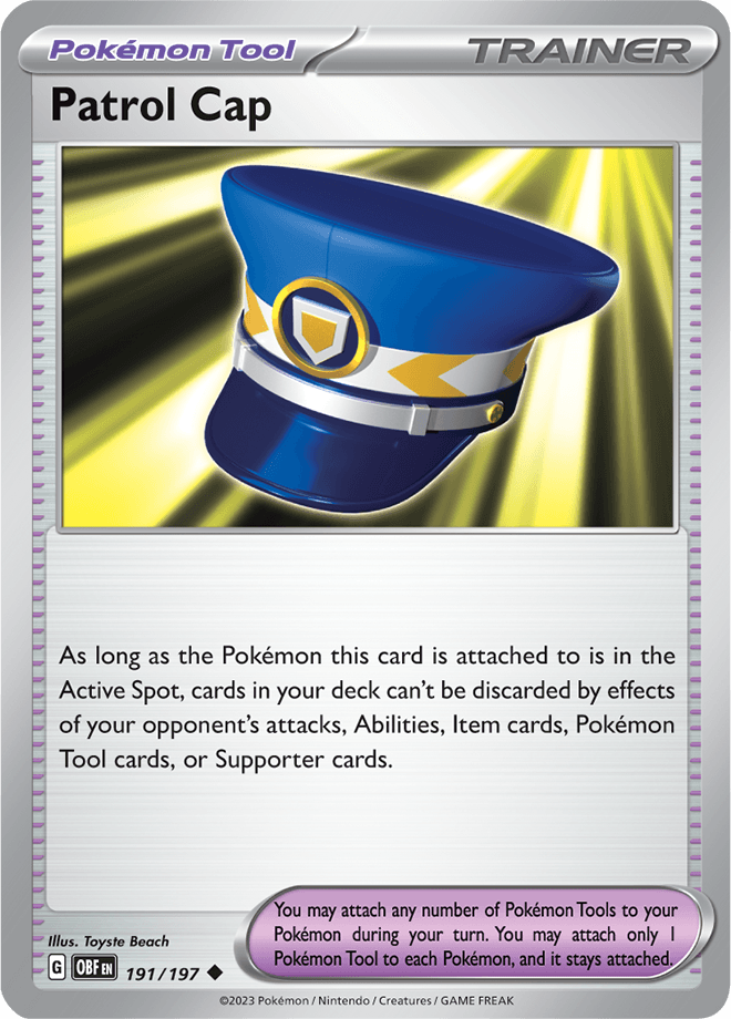 Patrol Cap 191/197 - Reverse Holo