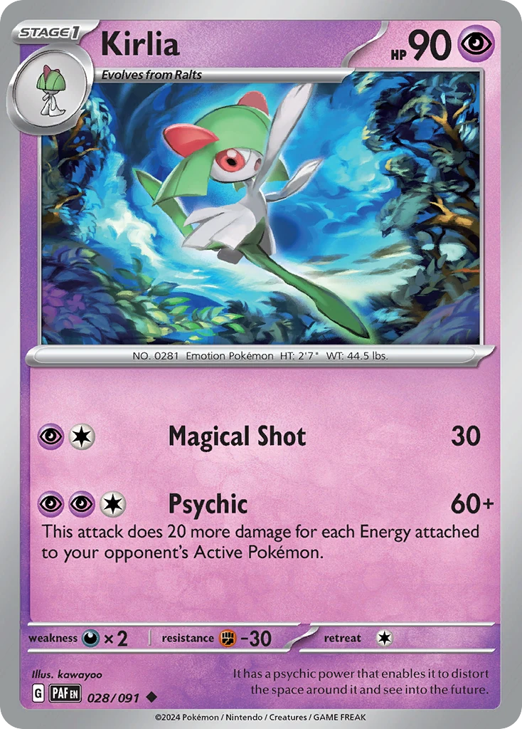 Kirlia 028/091 - Reverse Holo
