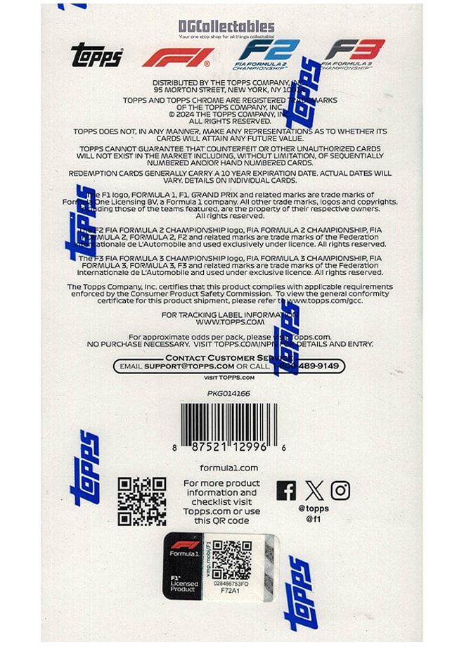 Chrome® Formula 1 Hobby Box - 2024