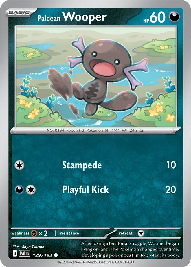 Paldean Wooper 129/193