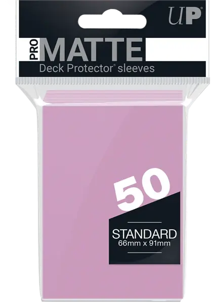 Pro - Matte standard Deck Protector Pink Sleeve (50 Adet) ürün görseli