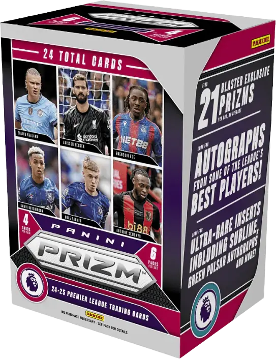 Prizm English Premier League Soccer Hobby Blaster Box - 2024/25