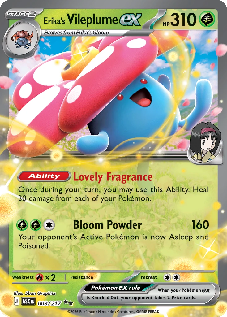 Erika's Vileplume ex 3/217 Satın Al - Erika's Vileplume ex 3/217