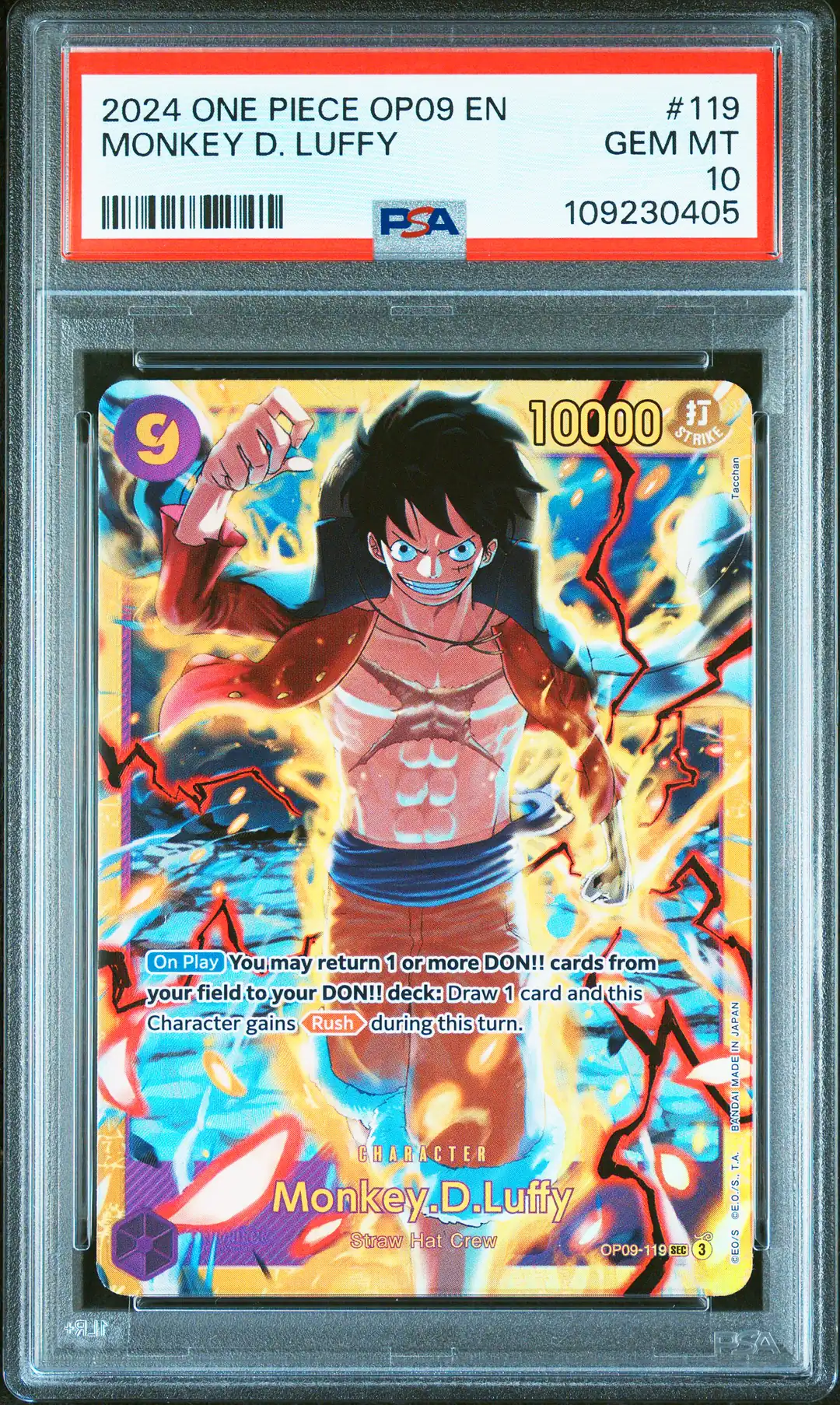 Monkey D. Luffy #P-033 - Event Pack Vol. 2 - PSA 10 Satın Al