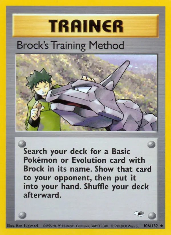 Brock's Training Method 106/132