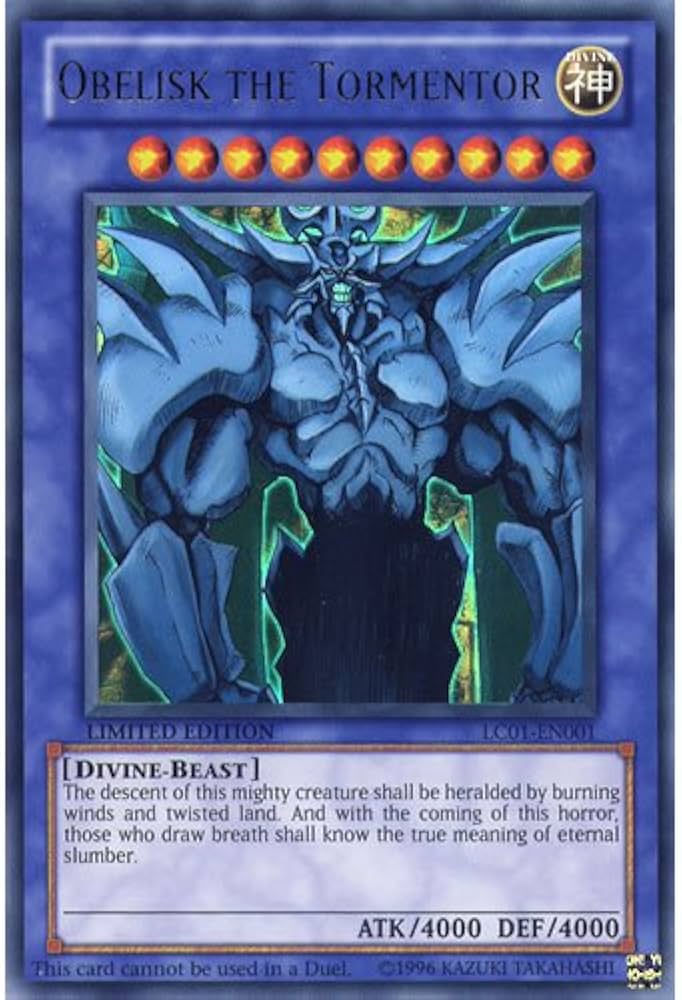遊戯王OCG デュエルモンスターズ OBELISK THE TORMENTOR Z024 Obelisk The Tormentor Rare Yu-Gi-Oh! TCG Collectible Individual 遊戯王OCG デュエルモンスターズ