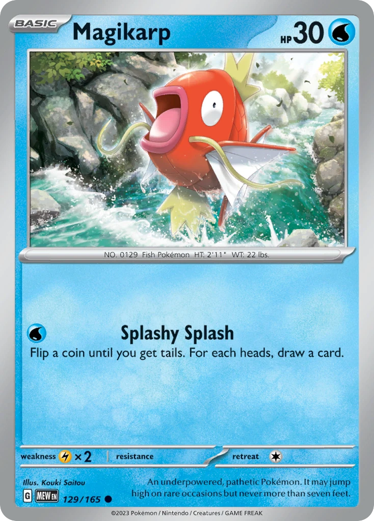 Magikarp 129/165 - Reverse Holo