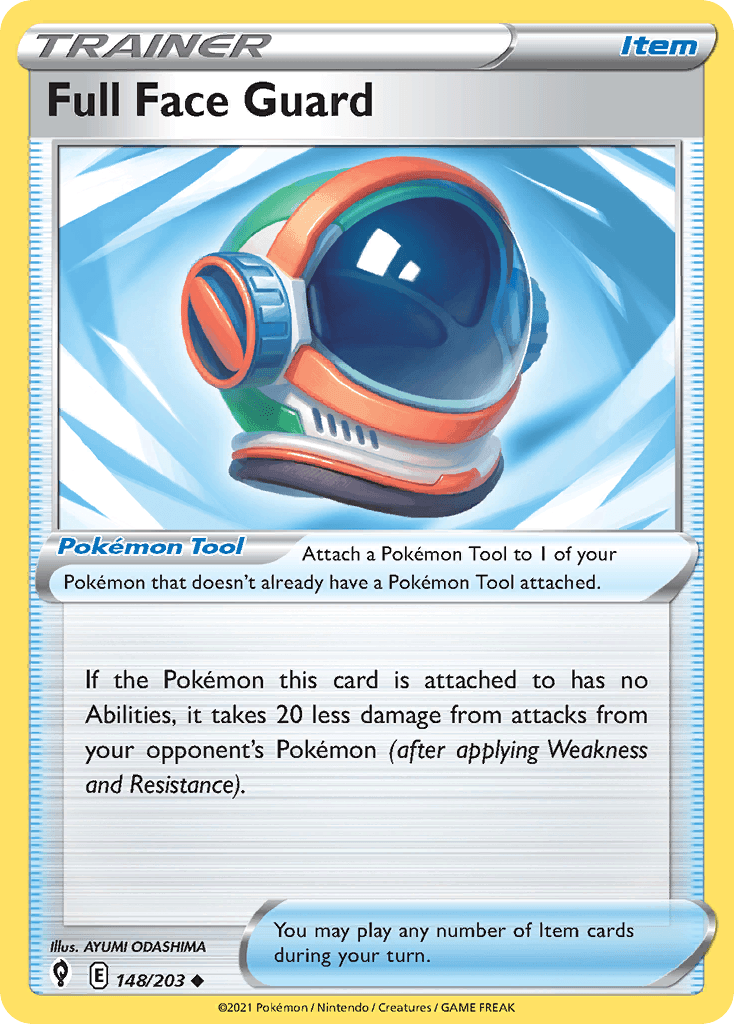 Full Face Guard 148/203 - Reverse Holo