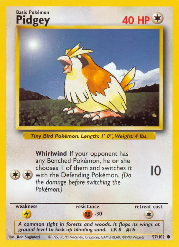 Pidgey 57/102