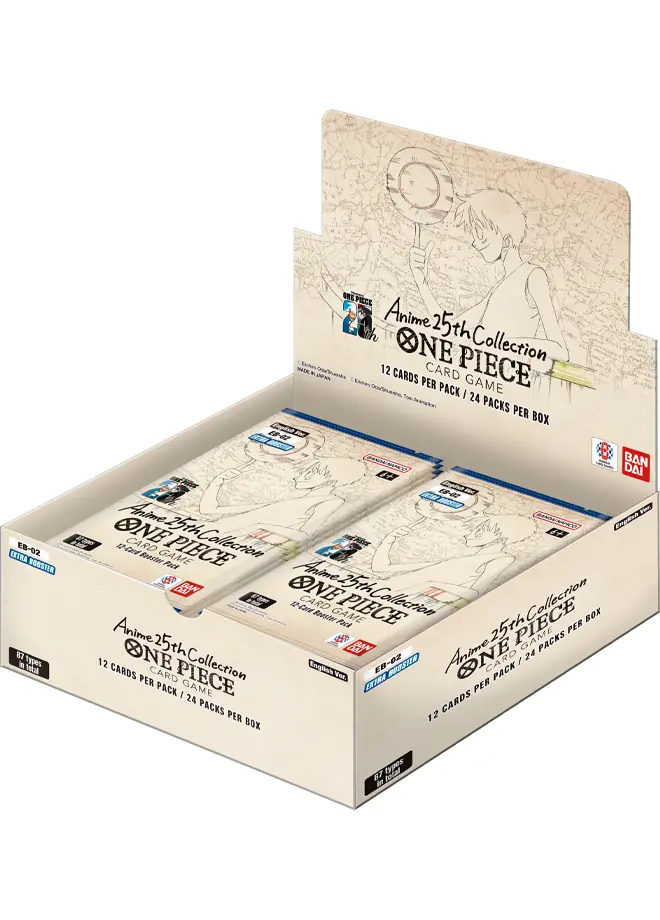 One Piece - Anime 25th Collection EB-02 Booster Box (24 Packs) - Anime 25th EB-02 (Booster Box)