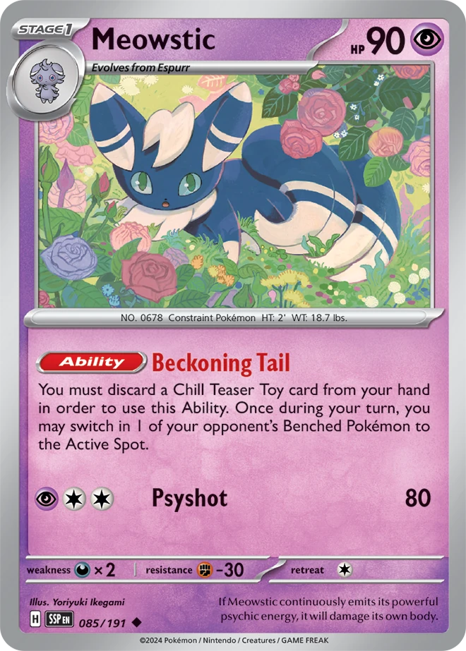 Meowstic 085/191 - Reverse Holo