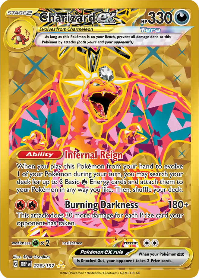 CharizardEX 228/197