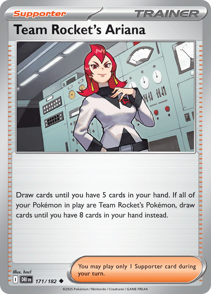 Team Rocket's Ariana 171/182   - Reverse Holo