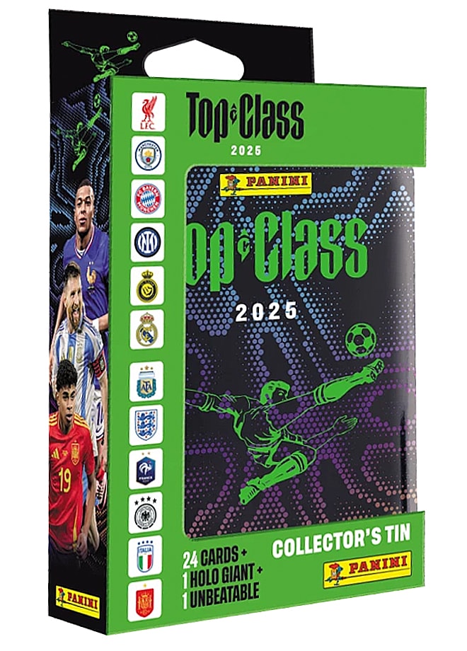 Top Class 2025 Pure Football Collector's Tin (24 Kart)