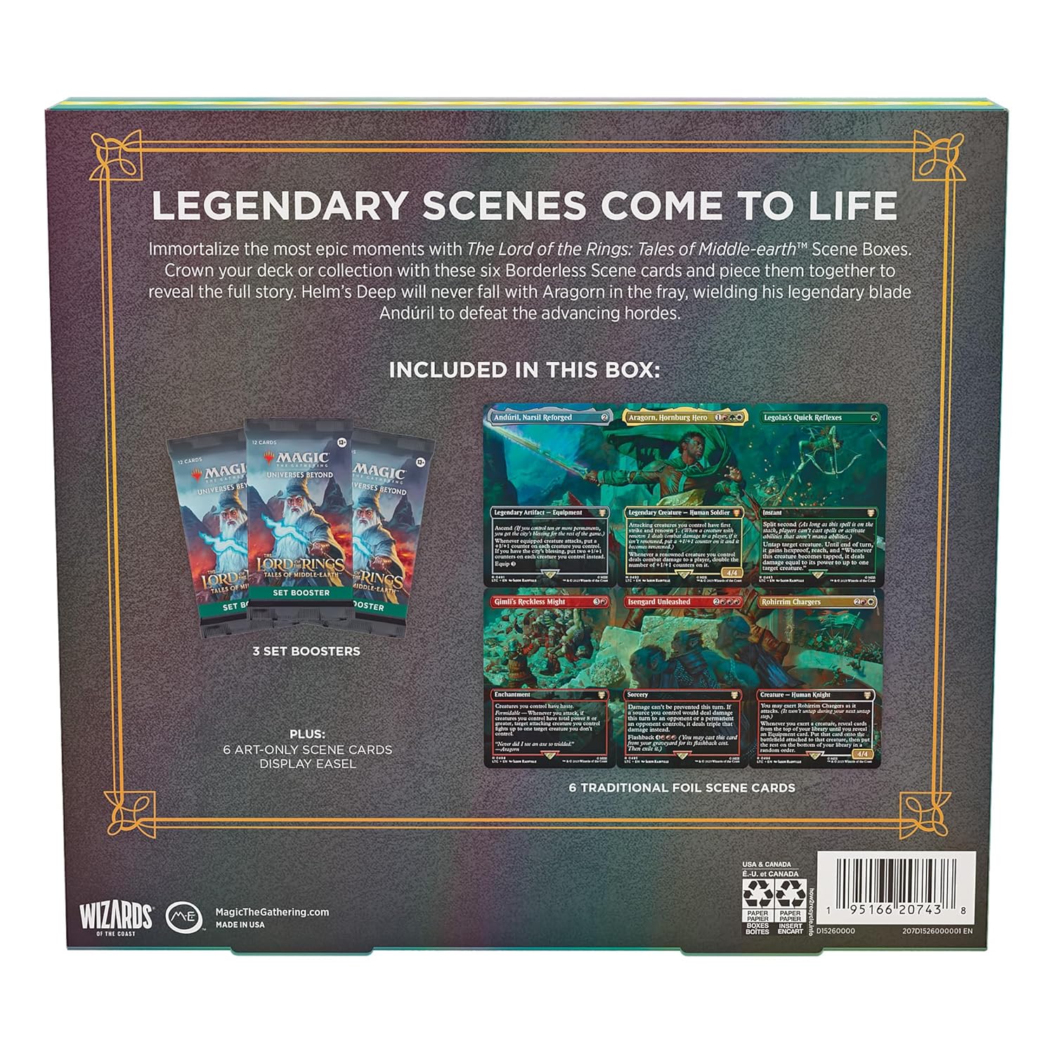 The Lord of the Rings - Tales of Middle-Earth - Aragorn at Helm’s Deep Scene Box