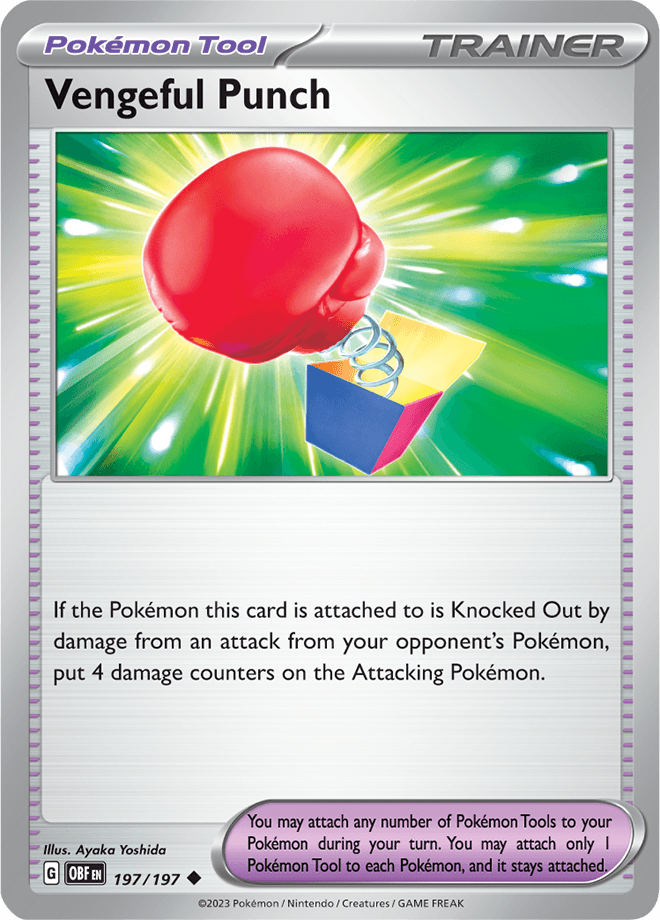 Vengeful Punch 197/197 - Reverse Holo