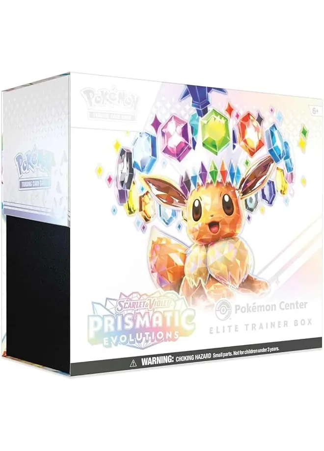 ポケモンカードゲーム Prismatic Evolutions ETB Pokemon Center Pokémon Center - Prismatic Evolutions Elite Trainer Box Satın Al