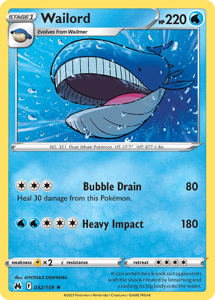 Wailord 032/159