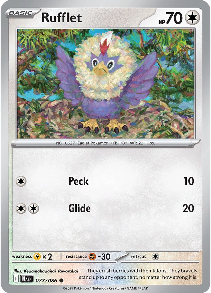 Rufflet 077/086 - Reverse Holo