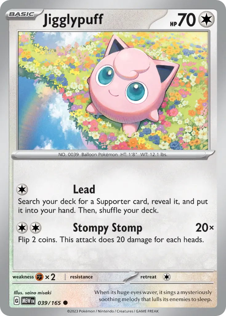 Jigglypuff 039/165 Satın Al - Jigglypuff 039/165