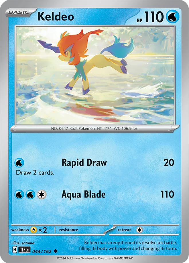 Keldeo 044/162 - Reverse Holo