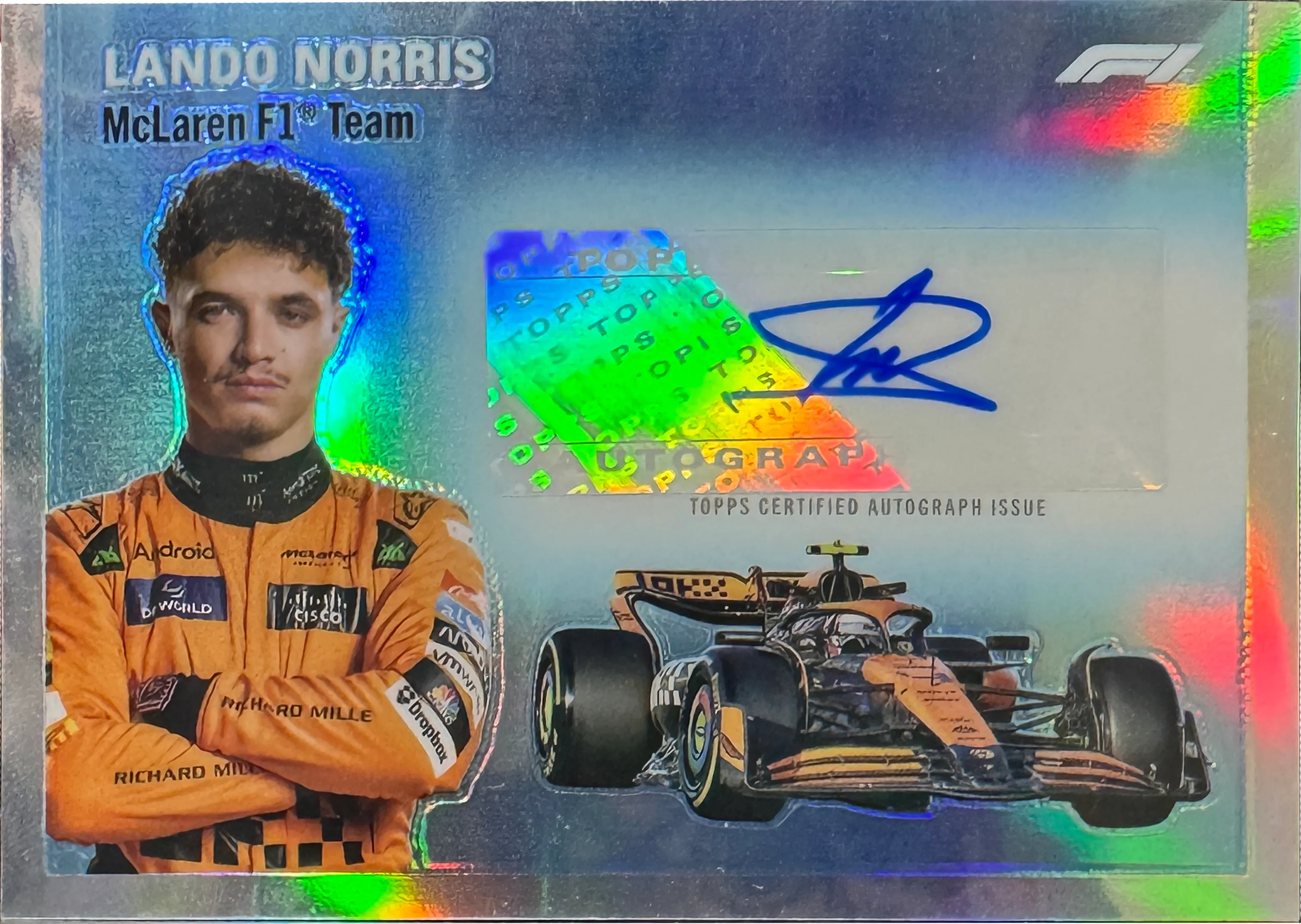 Lando Norris - 2024 Topps Chrome F1 - 1954 Topps Signatures