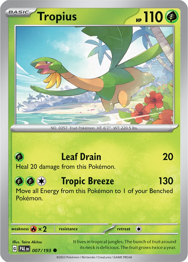 Tropius 007/193 - Reverse Holo
