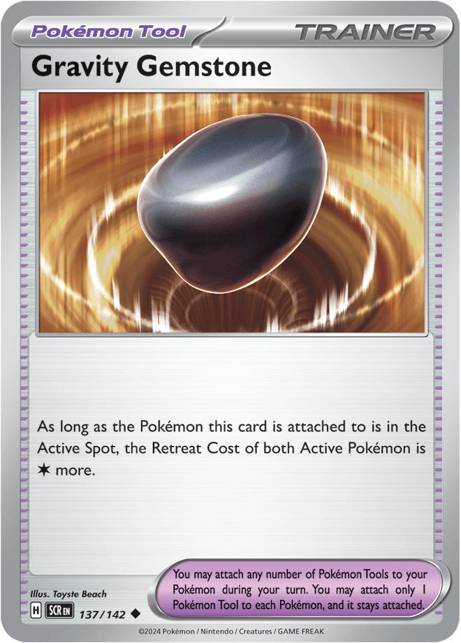 Gravity Gemstone 137/142 - Reverse Holo