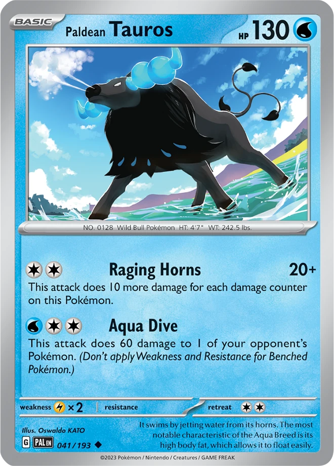 Paldean Tauros 041/193