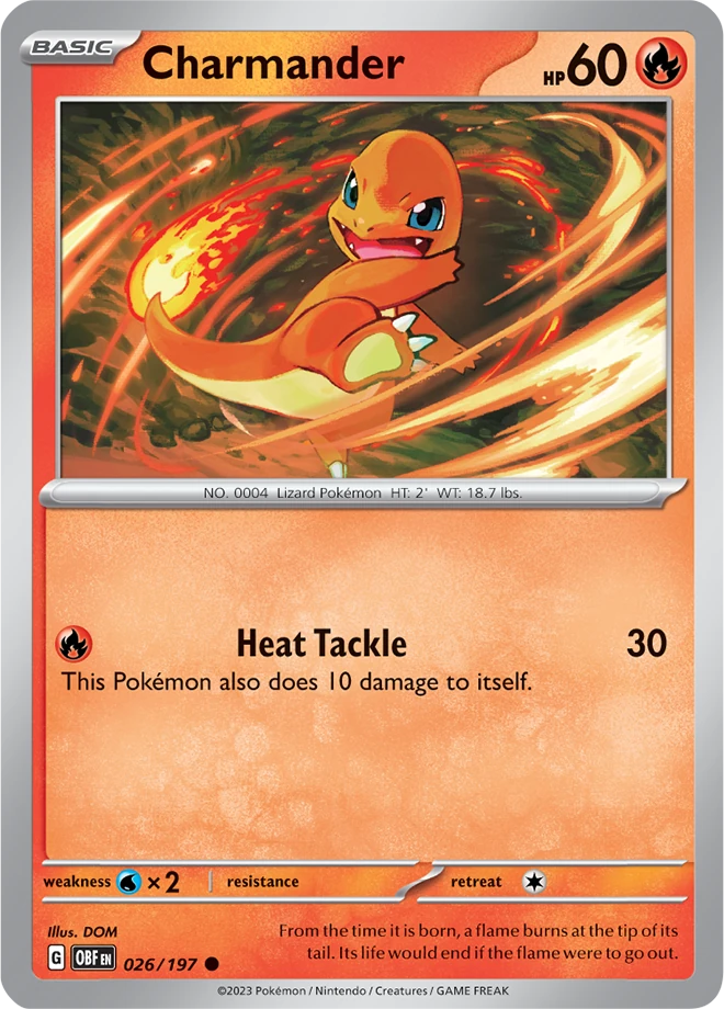 Charmander 026/197 - Reverse Holo
