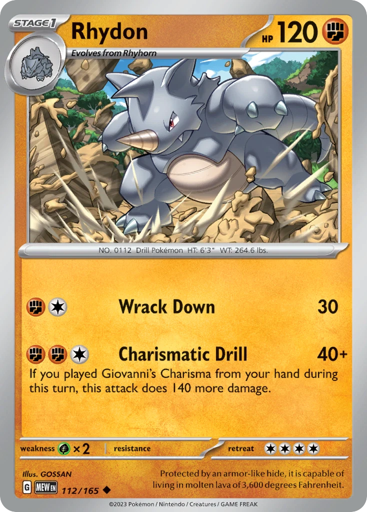Rhydon 112/165