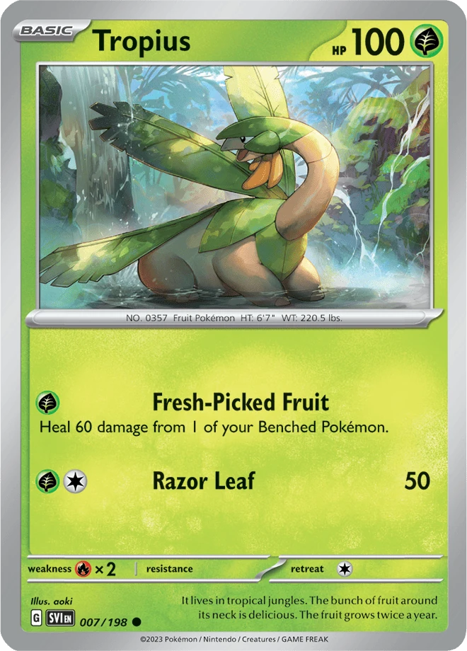 Tropius 007/198 - Reverse Holo